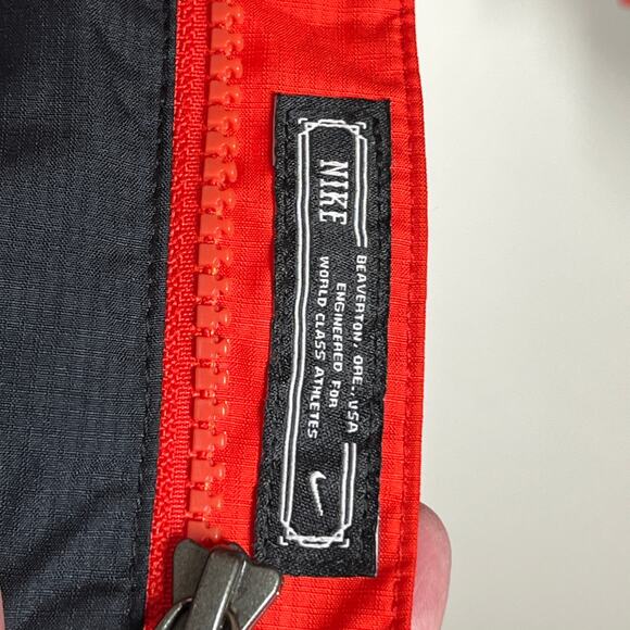 Nike Kampai Snowboard Jacket Large Waterproof Breathable Pit Zippers Red/Org Blk - Picture 9 of 16